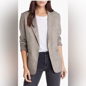 Treasure & Bond tan herringbone tailored blazer Size XL